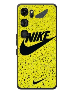 Чохол для ZTE Nubia Neo 5 GT 5G з картинкою «Жовтий текстурний Nike»