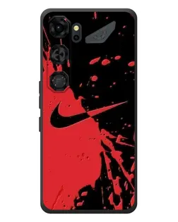 Чохол для ZTE Nubia Neo 5 GT 5G з картинкою «Червоні бризки Nike»