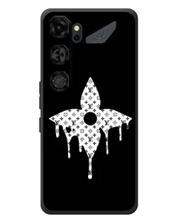 Чохол для ZTE Nubia Neo 5 GT 5G з картинкою «Квіткова монограма»