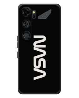 Чехол для ZTE Nubia Neo 5 GT 5G с картинкой «NASA — вертикальный логотип»