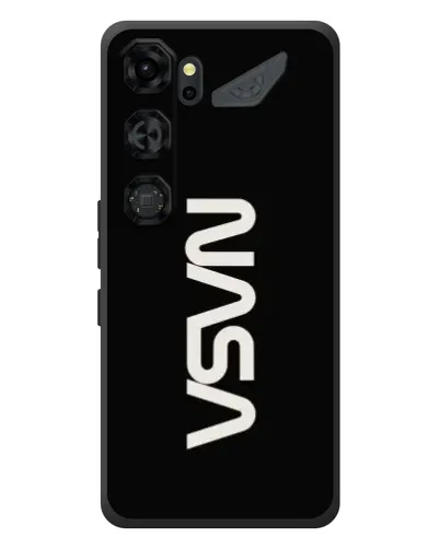 Чохол для ZTE Nubia Neo 5 GT 5G з картинкою «NASA — вертикальний логотип»