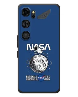 Чехол для ZTE Nubia Neo 5 GT 5G с картинкой «NASA — лунная миссия»