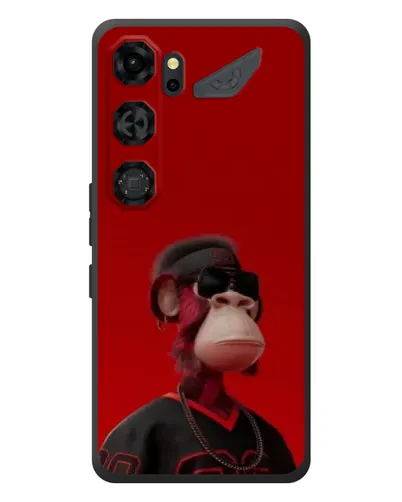 Чохол для ZTE Nubia Neo 5 GT 5G з картинкою «Bored Ape в червоному» Чохол для ZTE Nubia Neo 5 GT 5G з картинкою «Bored Ape в червоному»