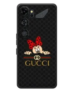 Чехол для ZTE Nubia Neo 5 GT 5G с картинкой «Минни Маус Gucci — черный»