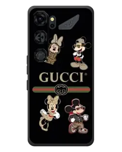 Чехол для ZTE Nubia Neo 5 GT 5G с картинкой «Gucci — герои Disney и монограмма»
