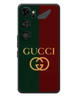 Чехол для ZTE Nubia Neo 5 GT 5G с картинкой «Gucci — темно-зеленый градиент»