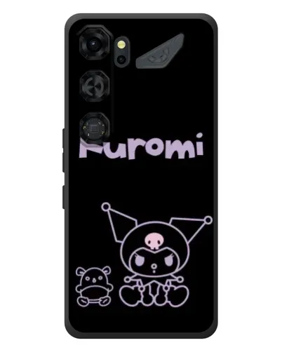 Чехол для ZTE Nubia Neo 5 GT 5G с картинкой «Kuromi — черный минимализм» Чехол для ZTE Nubia Neo 5 GT 5G с картинкой «Kuromi — черный минимализм»