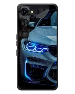 Чехол для ZTE Nubia Neo 5 GT 5G с картинкой «Взгляд BMW с синими фарами»
