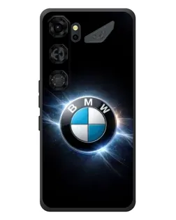 Чехол для ZTE Nubia Neo 5 GT 5G с картинкой «BMW — неоновое сияние»