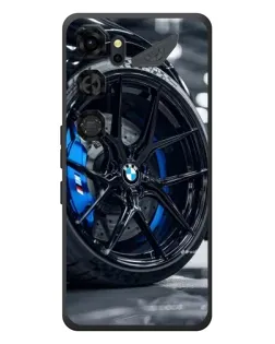 Чехол для ZTE Nubia Neo 5 GT 5G с картинкой «Колесо BMW вблизи»
