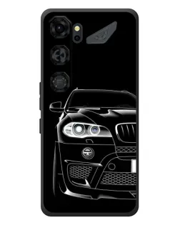 Чехол для ZTE Nubia Neo 5 GT 5G с картинкой «Темный силуэт BMW»