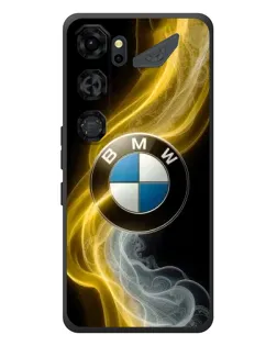 Чехол для ZTE Nubia Neo 5 GT 5G с картинкой «Золотистый дым BMW»