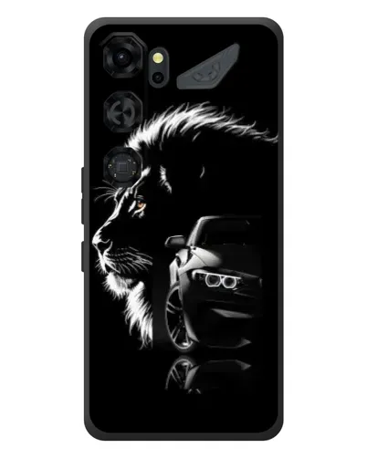 Чехол для ZTE Nubia Neo 5 GT 5G с картинкой «BMW и лев» Чехол для ZTE Nubia Neo 5 GT 5G с картинкой «BMW и лев»