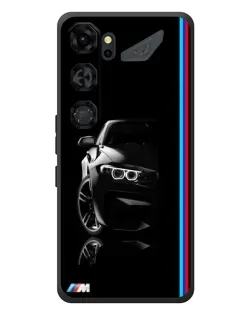 Чехол для ZTE Nubia Neo 5 GT 5G с картинкой «Силуэт BMW в темноте»