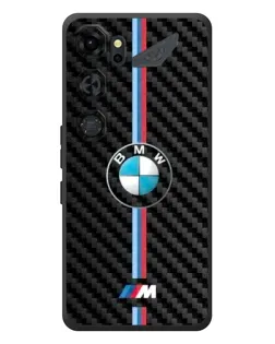 Чехол для ZTE Nubia Neo 5 GT 5G с картинкой «Эмблема BMW и карбон»