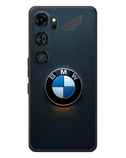 Чехол для ZTE Nubia Neo 5 GT 5G с картинкой «Логотип BMW — минимализм»