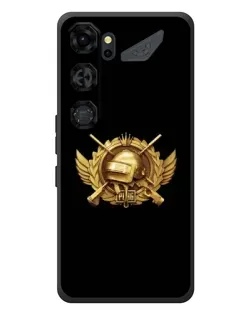 Чехол для ZTE Nubia Neo 5 GT 5G с картинкой «PUBG — оранжевый градиент»