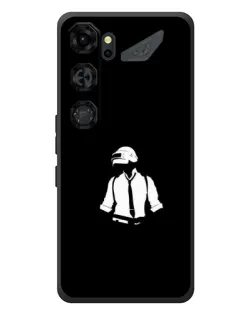 Чехол для ZTE Nubia Neo 5 GT 5G с картинкой «PUBG — белый шлем»