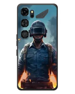 Чехол для ZTE Nubia Neo 5 GT 5G с картинкой «PUBG — реалистичный герой»