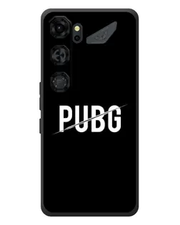 Чехол для ZTE Nubia Neo 5 GT 5G с картинкой «PUBG — белый логотип»
