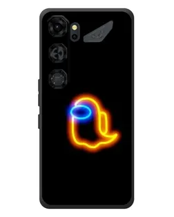 Чехол для ZTE Nubia Neo 5 GT 5G с картинкой «Among Us неоновое сияние»