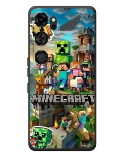 Чохол для ZTE Nubia Neo 5 GT 5G з картинкою «Замок Minecraft»