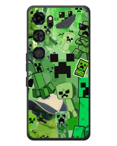 Чехол для ZTE Nubia Neo 5 GT 5G с картинкой «Криперы Minecraft» Чехол для ZTE Nubia Neo 5 GT 5G с картинкой «Криперы Minecraft»
