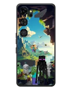 Чохол для ZTE Nubia Neo 5 GT 5G з картинкою «Ендермен у лісі»