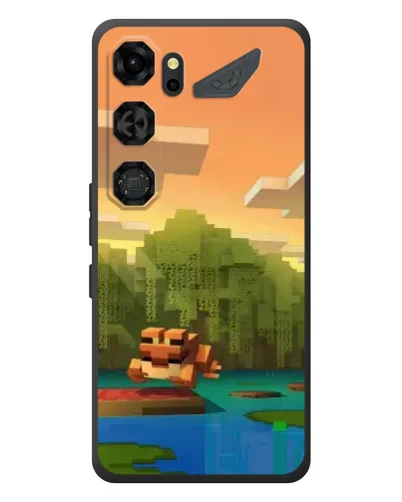 Чехол для ZTE Nubia Neo 5 GT 5G с картинкой «Майнкрафт закат солнца» Чехол для ZTE Nubia Neo 5 GT 5G с картинкой «Майнкрафт закат солнца»