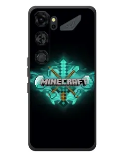 Чохол для ZTE Nubia Neo 5 GT 5G з картинкою «Minecraft Diamond лого»