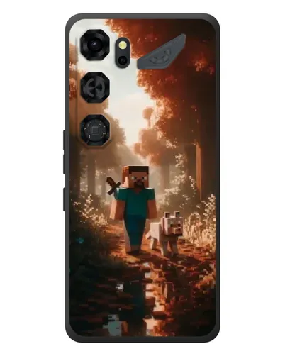 Чехол для ZTE Nubia Neo 5 GT 5G с картинкой «Стив в лесу» Чехол для ZTE Nubia Neo 5 GT 5G с картинкой «Стив в лесу»