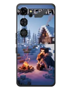 Чохол для ZTE Nubia Neo 5 GT 5G з картинкою «Зимовий Minecraft»