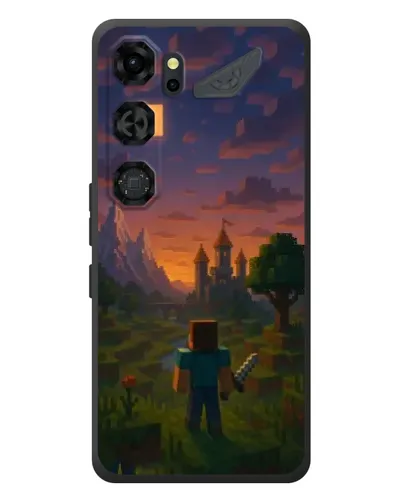 Чехол для ZTE Nubia Neo 5 GT 5G с картинкой «Стив у башни» Чехол для ZTE Nubia Neo 5 GT 5G с картинкой «Стив у башни»