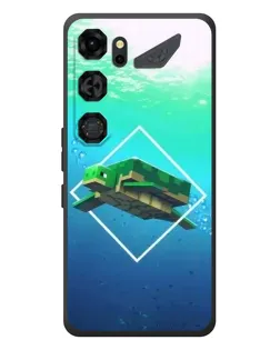 Чохол для ZTE Nubia Neo 5 GT 5G з картинкою «Черепаха Minecraft»