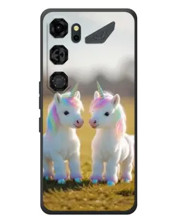 Чехол для ZTE Nubia Neo 5 GT 5G с картинкой «Пара единорогов» Чехол для ZTE Nubia Neo 5 GT 5G с картинкой «Пара единорогов»
