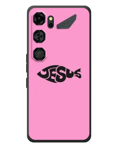 Чехол для ZTE Nubia Neo 5 GT 5G с картинкой «Розовый символ Jesus» Чехол для ZTE Nubia Neo 5 GT 5G с картинкой «Розовый символ Jesus»