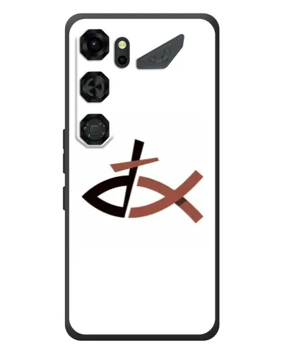 Чехол для ZTE Nubia Neo 5 GT 5G с картинкой «Рыба и крест» Чехол для ZTE Nubia Neo 5 GT 5G с картинкой «Рыба и крест»