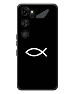 Чехол для ZTE Nubia Neo 5 GT 5G с картинкой «Символ рыбы Jesus»