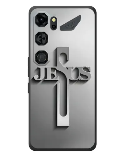Чехол для ZTE Nubia Neo 5 GT 5G с картинкой «Металлический крест Jesus» Чехол для ZTE Nubia Neo 5 GT 5G с картинкой «Металлический крест Jesus»