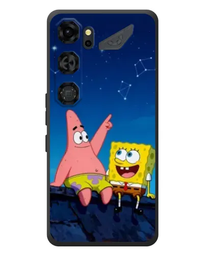 Чохол для ZTE Nubia Neo 5 GT 5G з картинкою «Губка Боб та Патрік вночі» Чохол для ZTE Nubia Neo 5 GT 5G з картинкою «Губка Боб та Патрік вночі»
