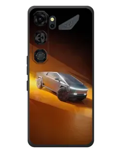 Чохол для ZTE Nubia Neo 5 GT 5G з картинкою «Cybertruck у пустелі»