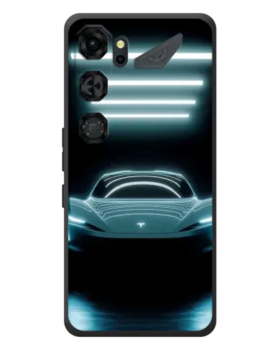 Чехол для ZTE Nubia Neo 5 GT 5G с картинкой «Tesla в неоне» Чехол для ZTE Nubia Neo 5 GT 5G с картинкой «Tesla в неоне»