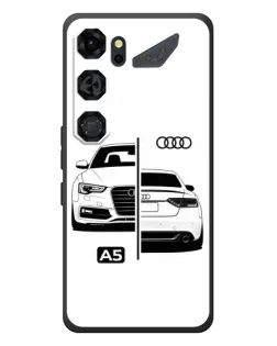 Чохол для ZTE Nubia Neo 5 GT 5G з картинкою «Audi — контрастний дизайн»