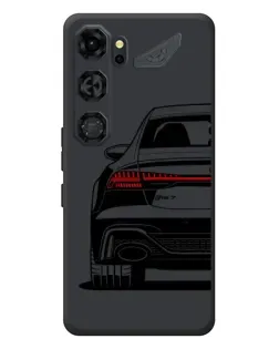 Чохол для ZTE Nubia Neo 5 GT 5G з картинкою «Задня частина Audi — арт»