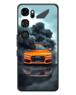 Чохол для ZTE Nubia Neo 5 GT 5G з картинкою «Audi у хмарах диму»