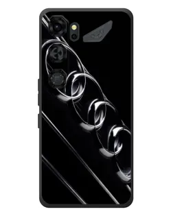 Чохол для ZTE Nubia Neo 5 GT 5G з картинкою «Audi — абстрактні кільця»