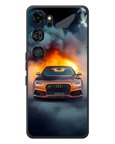 Чохол для ZTE Nubia Neo 5 GT 5G з картинкою «Audi у вогняному диму» Чохол для ZTE Nubia Neo 5 GT 5G з картинкою «Audi у вогняному диму»