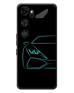 Чохол для ZTE Nubia Neo 5 GT 5G з картинкою «Блакитний силует Lamborghini» Чохол для ZTE Nubia Neo 5 GT 5G з картинкою «Блакитний силует Lamborghini»