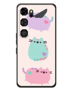 Чехол для ZTE Nubia Neo 5 GT 5G с картинкой «Pusheen трио» Чехол для ZTE Nubia Neo 5 GT 5G с картинкой «Pusheen трио»