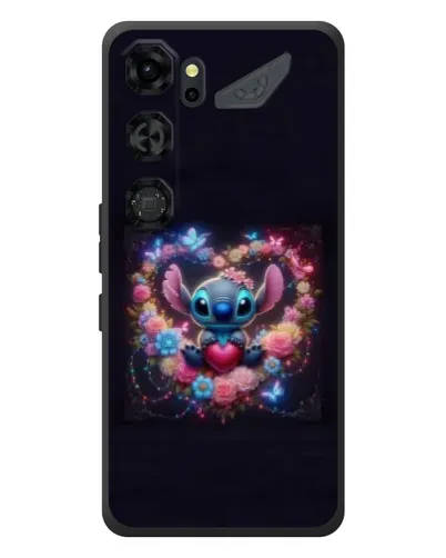 Чехол для ZTE Nubia Neo 5 GT 5G с картинкой «Stitch в цветах» Чехол для ZTE Nubia Neo 5 GT 5G с картинкой «Stitch в цветах»